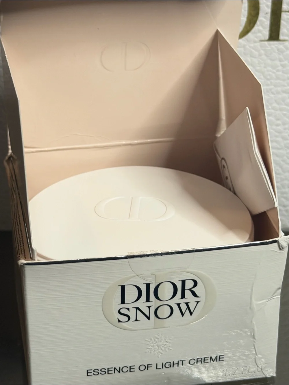 Diorsnow Essence Of Light Lock & Reflect Creme Face Moisturizer- 50ml/1.7 oz
